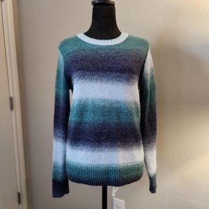 Ombre Shades of Blue Sweater